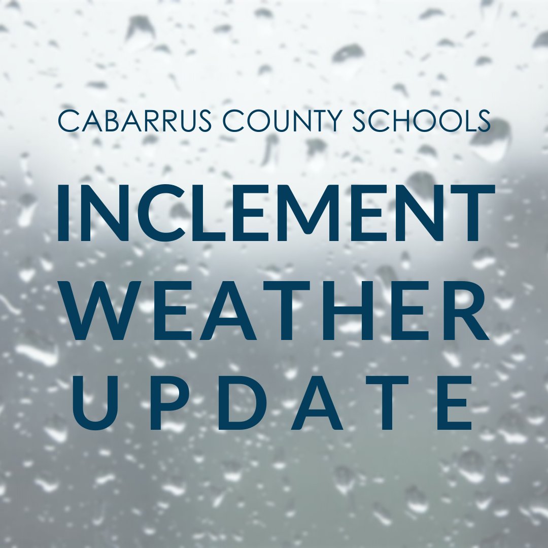 CabCoSchools's tweet image. ⚠️Cabarrus County Schools and @CabarrusCounty are currently under a tornado warning. ⚠️We are initiating our safety protocols. 

Students and staff are sheltering in a safe place and are not accessible for parents to check them out of school right now.