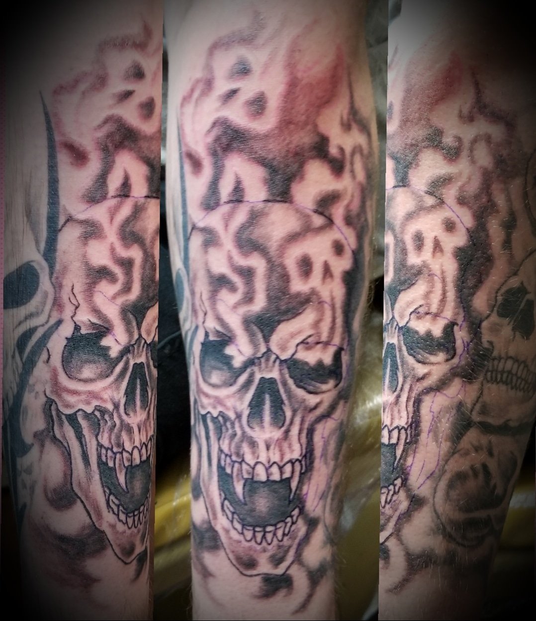 Update 66+ smoke skull tattoos best - in.eteachers