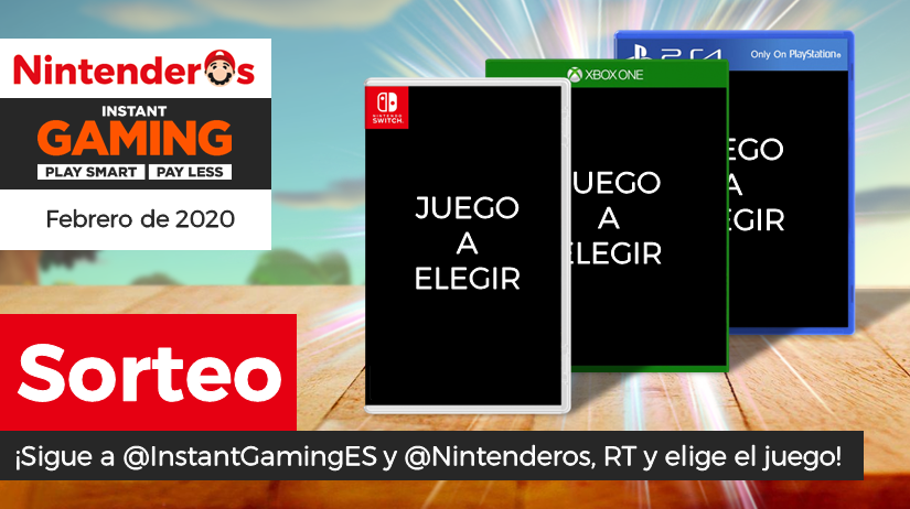 Nintenderos's tweet photo. ¡Sorteamos el juego que tú quieras!

➡️ Sigue a @InstantGamingES y @Nintenderos
➡️ RT aquí
➡️ Accede a este enlace: https://t.co/rHqynQNy2f y selecciona el juego que quieras ganar
➡️ OPCIONAL: Cumple otros requisitos en el enlace anterior para tener más posibilidades

¡Suerte! https://t.co/7EnqhPgr2G