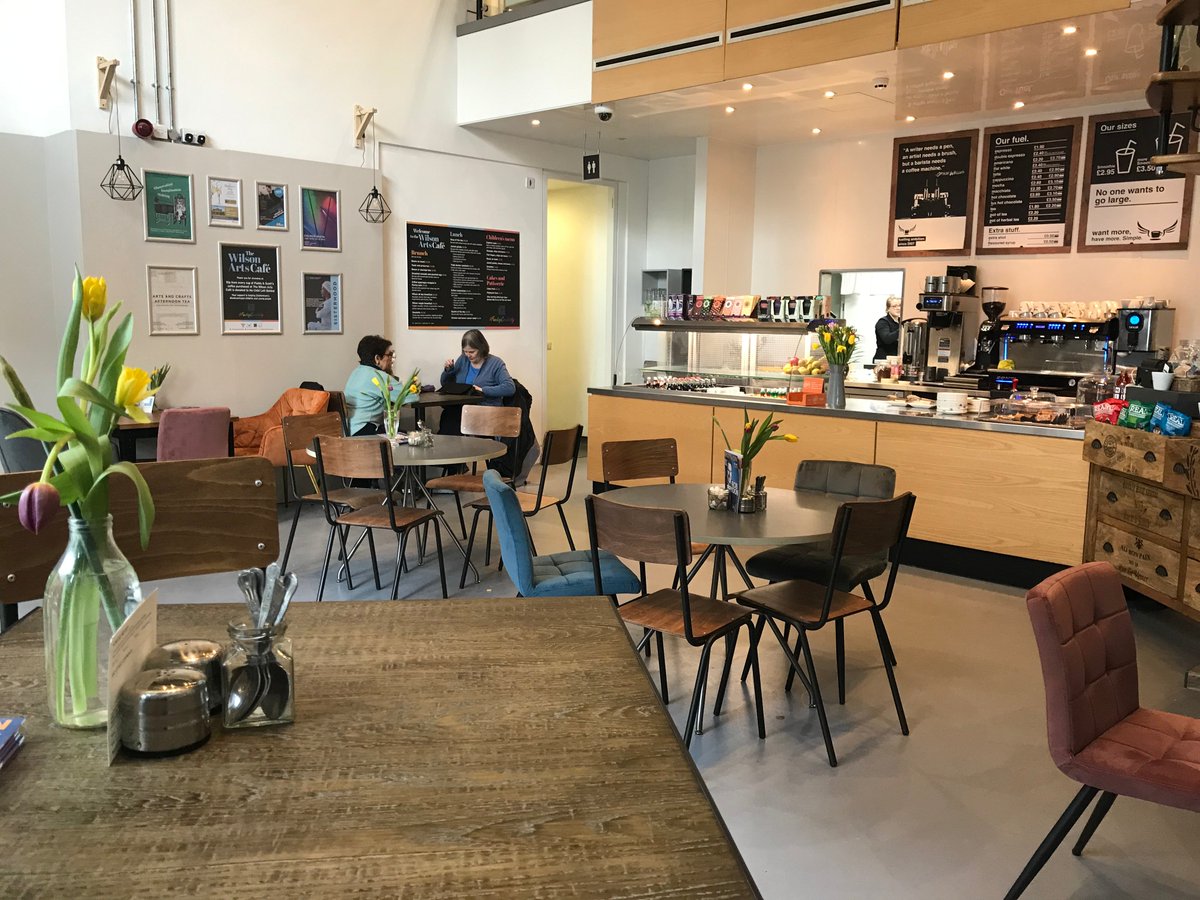 We’re gearing up for tonight’s launch of our ethical branded Paddy &amp; Scott’s coffee at our new look arts café at The Wilson. Looking forward to welcoming everyone to our event this evening, from 6pm. Come and enjoy a free small cup of Paddy &amp; Scott’s.