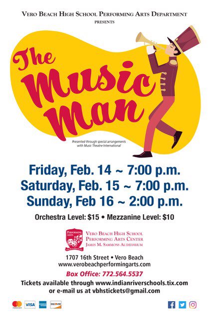 VBHSPAC's tweet image. We’ve got trouble my friends in River City!  Come next weekend to see what it is!