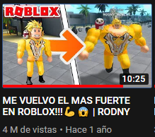 Rodny Starcoderodny On Twitter Mi Primer Video Con 4 Millones De Vistas - me vuelvo el mas fuerte en roblox