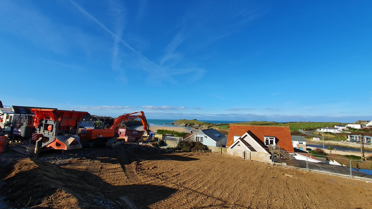 The preparations are well on the way for an exciting project in Porth. We’ll definitely enjoy the sea views when visiting site during construction. <a href="/Legacy_Cornwall/">Legacy Properties</a> @ArchitectureSW