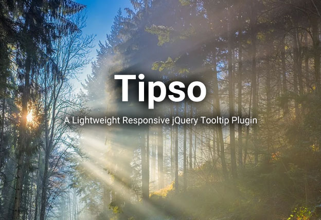 jqueryHub's tweet image. Title Enabled Responsive jQuery Tooltip Plugin – Tipso
👉 View Details - tinyurl.com/uhfjrp9

Tipso is lightweight and responsive jQuery plugin for the tooltip that supports title for the tooltip. You can modify the size, color, position, etc for the tooltip [...]