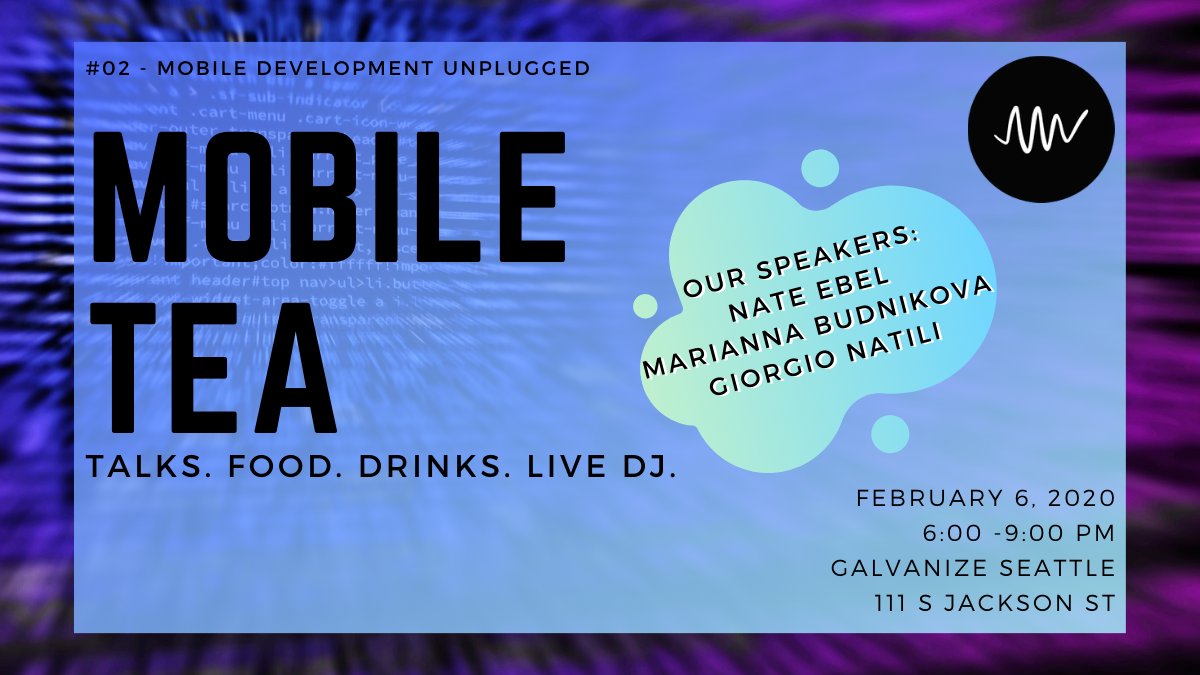 Just a few more hours of work until we're ready to unwind at the <a href="/galvanizewa/">Galvanize Seattle</a> office with delicious food, drinks, live music and exciting tech talks.
A special thanks to our sponsor <a href="/pluralsight/">Pluralsight</a> for making this fun event happening.🙌

Remember: 6pm TONIGHT! Be there or be square!