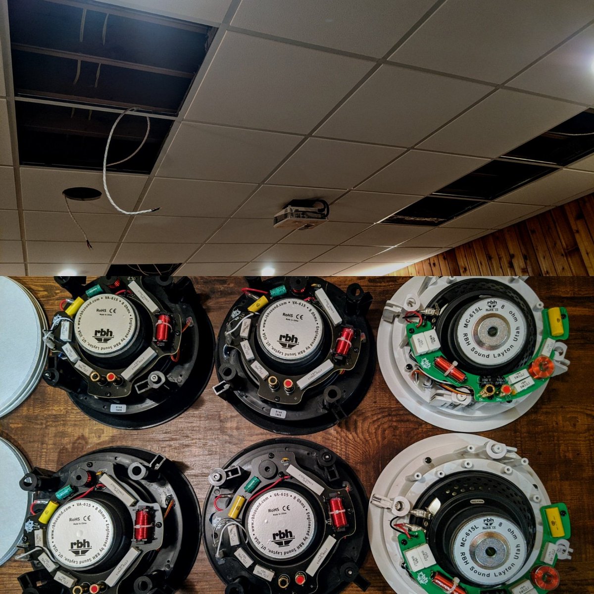 DavidsonAudio's tweet photo. Upgrade to #dolbyatmos !! With @RBHSound @MarantzOfficial @WireworldCable !! #hometheater #lovemyjob https://t.co/6wuMiEPZ66