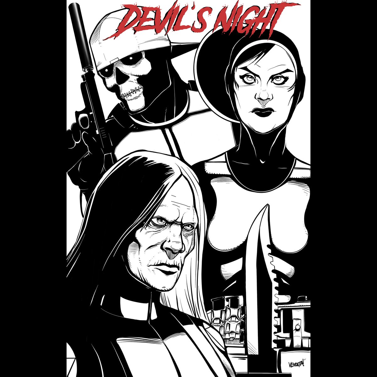 Coming this year - Devil’s Night.. it’s 1993 get your skypagers ready! #comics #indiecomics #characterdesign #comicart #indiecreator