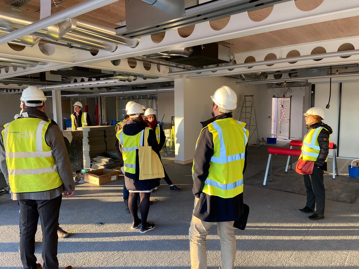 EGSiena's tweet photo. First meeting of Build-in-Wood in London!
After the presentation of the initial results of the project, we have seen some examples of multi-storey wood buildings.
#BuildinWoodH2020
#BuildGreenBuildInWood 🌳
#EcodynamicsGroup #EG
@unisiena https://t.co/D5bxkxm75f