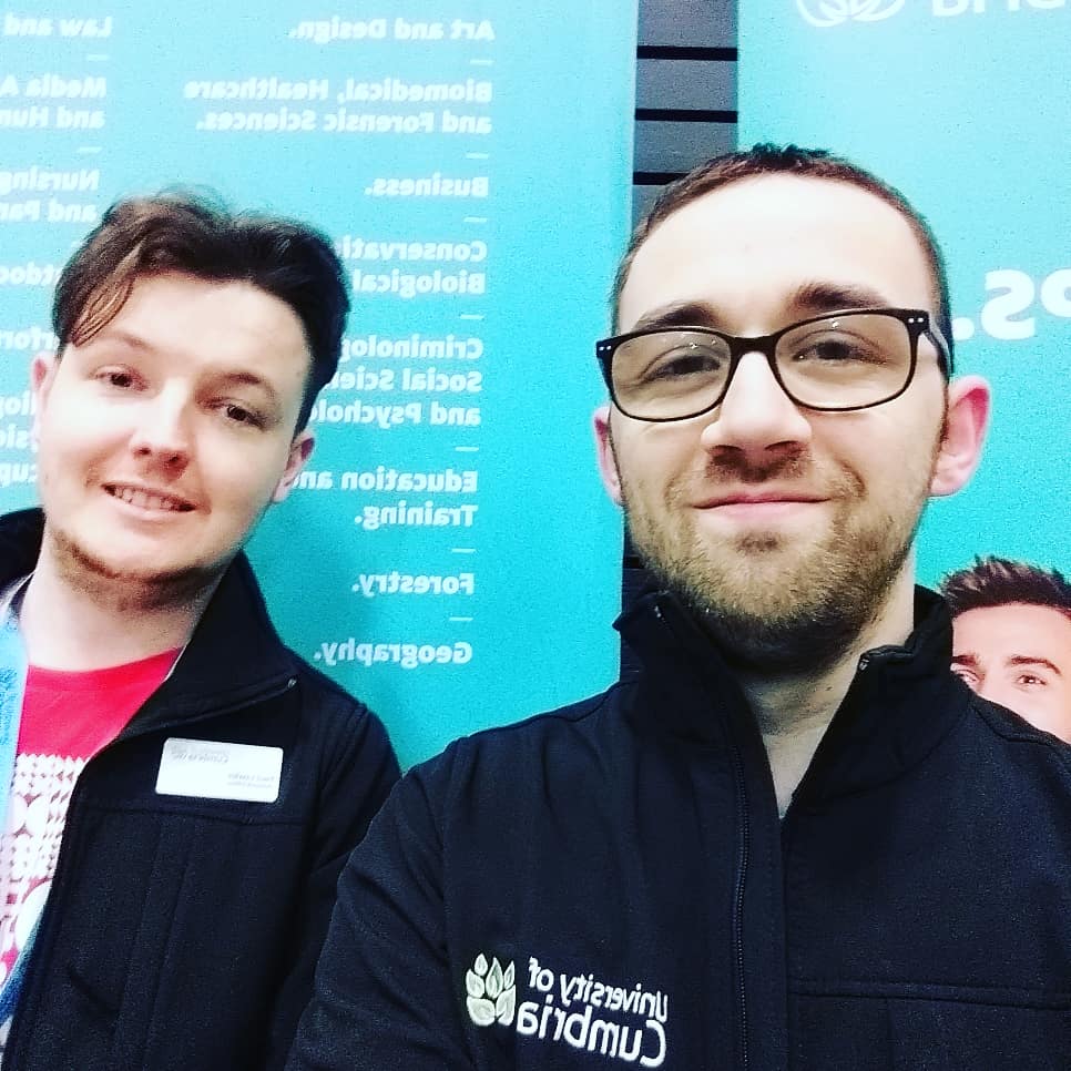 Still time to pop down and see us today at <a href="/SandsCentre/">The Sands Centre</a> in Carlisle at Carlisle Skills Fair 2020. Come and chat Matt and Paul to find out more about our courses, campuses and opportunities  #carlisleskillsfair #wevegotyou #seeyouthere