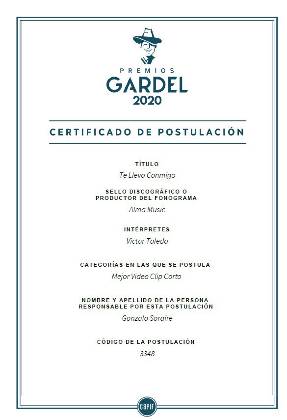 almamusicar's tweet photo. Postulaciones de los artistas del Sello #AlmaMusic a los Premios Carlos Gardel 2020
#Suerte 🍀 https://t.co/wpVP0iopMq