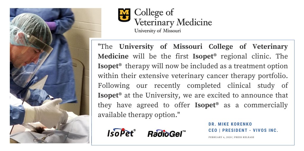 RadioGel's tweet photo. IsoPet® Therapy has spread across the United States. We're extremely pleased to have this Central US location available for #dog and #cat treatments. https://t.co/6bDxWIOflb
#PetsMakeaDifference #petlovers #Cancer #CancerResearch #CancerTreatment #life $RDGL https://t.co/Cb6kz4CV5M