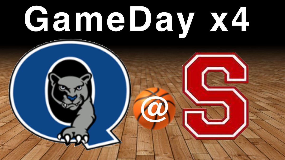 Quadruple-header of basketball #GameDay as both the Quakertown boys and girls are away against Souderton HS.  JV Girls 3:30pm; JV Boys 5pm; Varsity Girls 6:30pm; Varsity Boys 8pm.  <a href="/qtowngirlsbball/">Qtown Girls Bball</a> @SoudertonBB <a href="/QCSDnews/">QCSD News</a> <a href="/QchsSection20/">QCHS STUDENT SECTION</a> @BillHarner <a href="/SOLsports/">SOLsports</a>