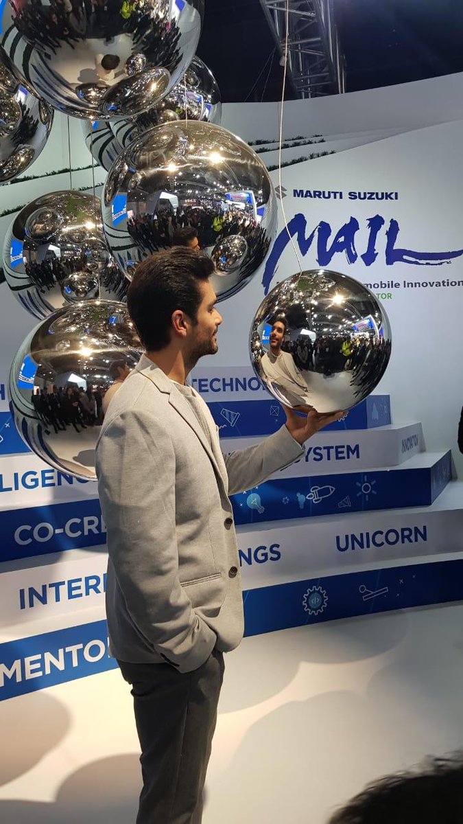 acceleratorbyms's tweet photo. Mr. Angad Bedi @Imangadbedi @ the MAIL Zone in Maruti Suzuki Pavilion at Auto Expo 2020.
#MAILAtAutoExpo #MAILAtAutoExpo2020 #AutoExpo2020 #AutoExpo #Startups
#CorporateStartupEngagement https://t.co/m7PrZmBVZM