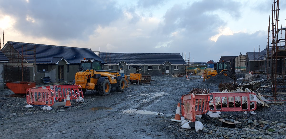 HebHousing's tweet photo. Today, we visit Sgeir Ghlas, Breasclete as work progresses well on the 10 properties with a mix of #sharedequity and #affordablesocialrent. If you wish to know more, please contact us on 0300 123 0773 or info@hebrideanhousing.co.uk
#ruralhousingdevelopment #ruralcommunities https://t.co/PBej6li9gN