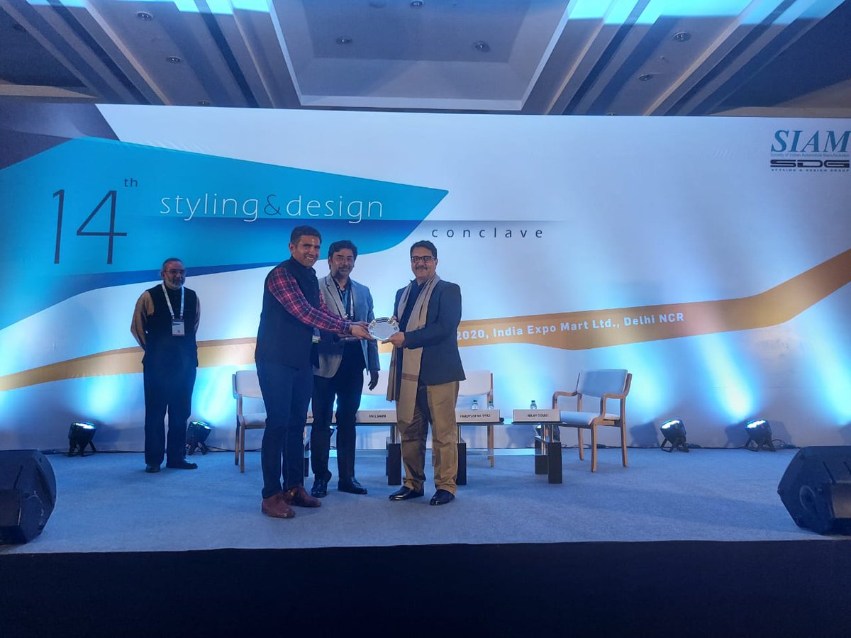 siamindia's tweet photo. Competitions like #Automotive Design Challenge are very important, as they help to discover budding talents in the field of #Design, says Mr Pradyuman Vyas, Ex Director, @NID_India. #BTNR #AutoExpo2020 #ADC19 https://t.co/Z7xPTzqTua