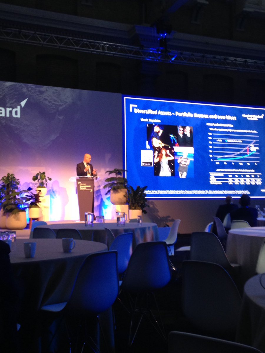 RichardDunbar01's tweet photo. Mike Brooks up now talking multi-asset. Perhaps the first time that Ed Sheeran has appeared on the same slide as asset backed securities - income steams come in many forms - and very different forms than before... #ASIForum https://t.co/Wboiaa1NQz