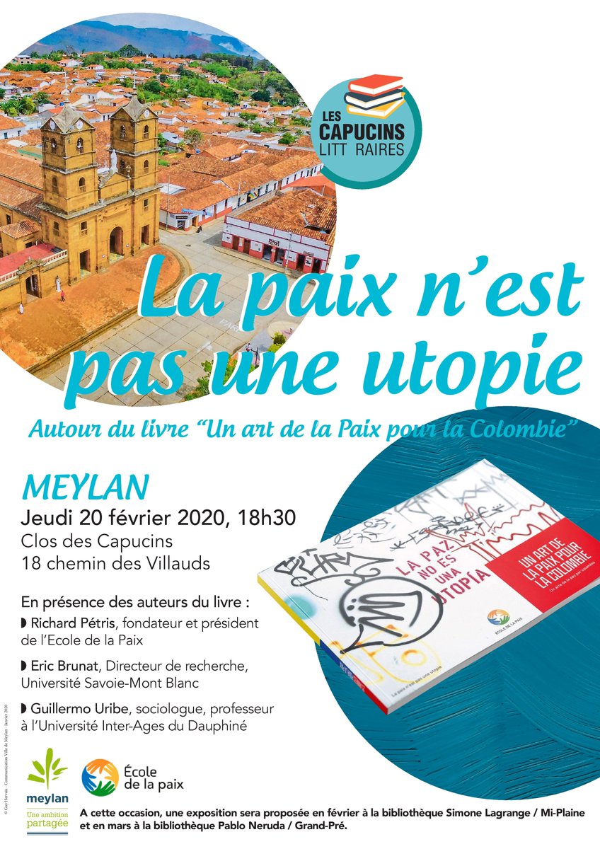 Une soirée - débat - exposition au Clos des Capucins à Meylan (près de Grenoble)... Rejoignez-nous!
