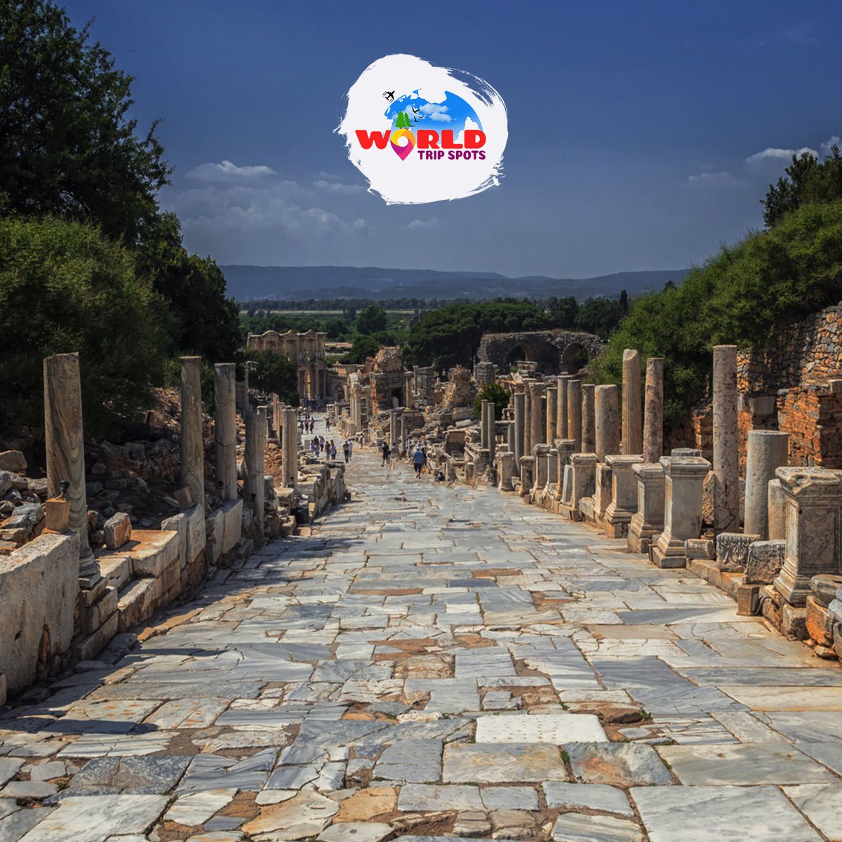 WorldTripSpots's tweet photo. #Turkey
#Europe’s most complete classical metropolis, #Ephesus is an ancient site located in #Aegean Turkey. By the 1st century BC, Ephesus was one of the largest cities in all of the #RomanEmpire, boasting one of the Seven Wonders of the Ancient World, the #TempleofArtemis. https://t.co/hFtKCqJeQl