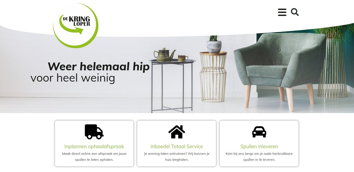Wij hebben sinds kort een nieuwe website! Heb jij al een kijkje genomen? Je vindt er alle informatie over onze verschillende locaties, het inbrengen van goederen en de ophaalservice. dekringloper.nl
#nieuwewebsite #kringloop #tweedehands