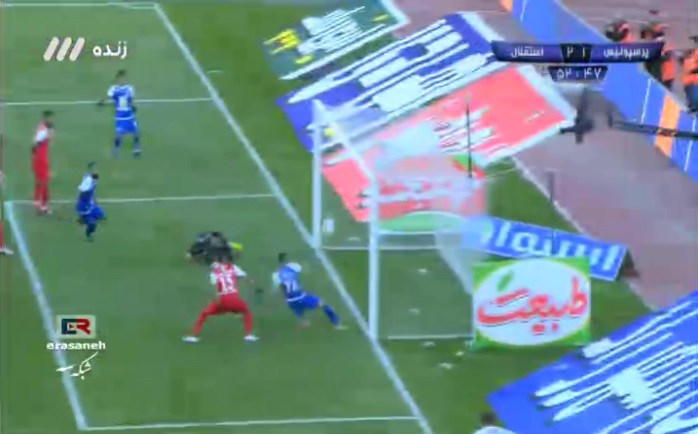 iranteammelli's tweet photo. #PERvEST 1:2
52' GOAAAAAAAL for #Esteghlal ⚽
Amir Arsalan Motahari scores again! Assist by Mehdi Ghaedi, after dribbling 2 Persepolis players
#Shahravard #TehranDerby #PersianGulf⚽️ #لیگ_برتر۹۸ـ۹۹ #ایران 🇮🇷 #خلیج‌_فارس
#شهراورد #شهراورد91 #دربی91 #تهران #پرسپولیس #استقلال https://t.co/aTYkjwJqMi