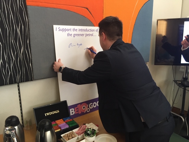 Great to have <a href="/JacobYoungMP/">User Name</a> as an Officer of the <a href="/APPGBioethanol/">British Bioethanol</a> which will champion the British Bioethanol Industry in Parliament worth £1 Billion a year to the UK Economy and supporting jobs in Redcar