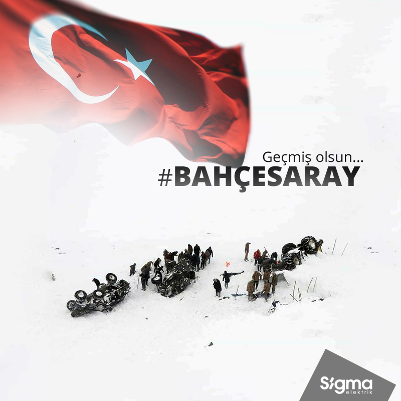 Başımız sağ olsun! Van #Bahçesaray'da meydana gelen #çığ felaketinde hayatını kaybeden vatandaşlarımıza Allah'tan rahmet, yakınlarına başsağlığı; yaralılarımıza ise acil şifalar diliyoruz.