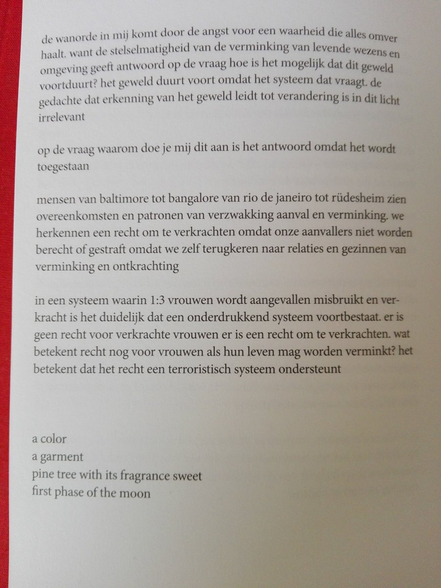 nY_tijdschrift's tweet photo. twee schrijvers uit #ny41 zijn genomineerd voor #degrotepoezieprijs: marwin vos
dit is het laatste deel uit het gedicht 'a color a garment aspen tree moon'
@unwinvos https://t.co/DgxUYENsla