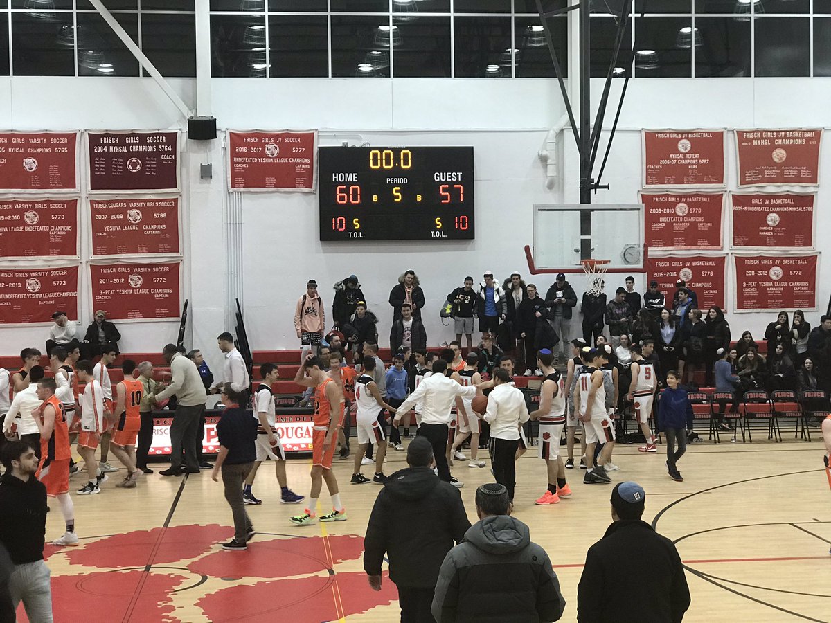 Amazing come from behind overtime win for our Frisch Cougars!!! What a way to close out the regular season! Can’t wait for the playoffs! #prideofthepaw 🐾
