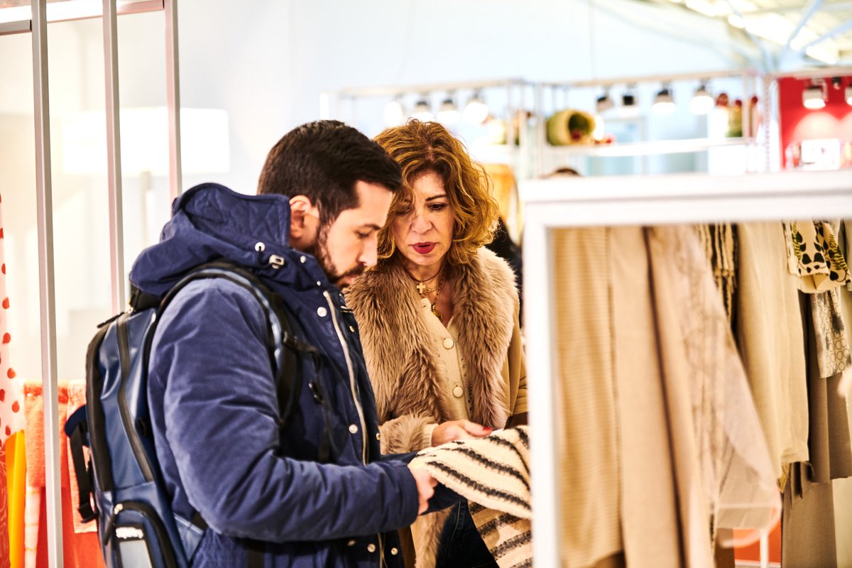 MunichFabric's tweet image. Thrivability, the theme for the show is reflected in the trends forums, sample areas and inspirations presented throughout the fair. It&apos;s about sustainability, flourishing respect and transparency. 

How have you noticed this reflected at the show?

#thrivability #munique