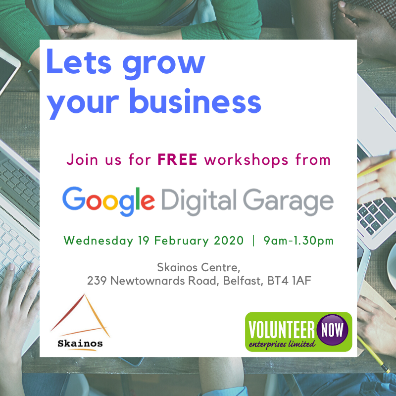 Join us for a FREE workshop from Google #DigialGarage and learn from the experts! More information &amp; book your place here buff.ly/30HeUjP <a href="/goodthingsfdn/">Good Things Foundation</a> <a href="/skainos/">skainos</a>
