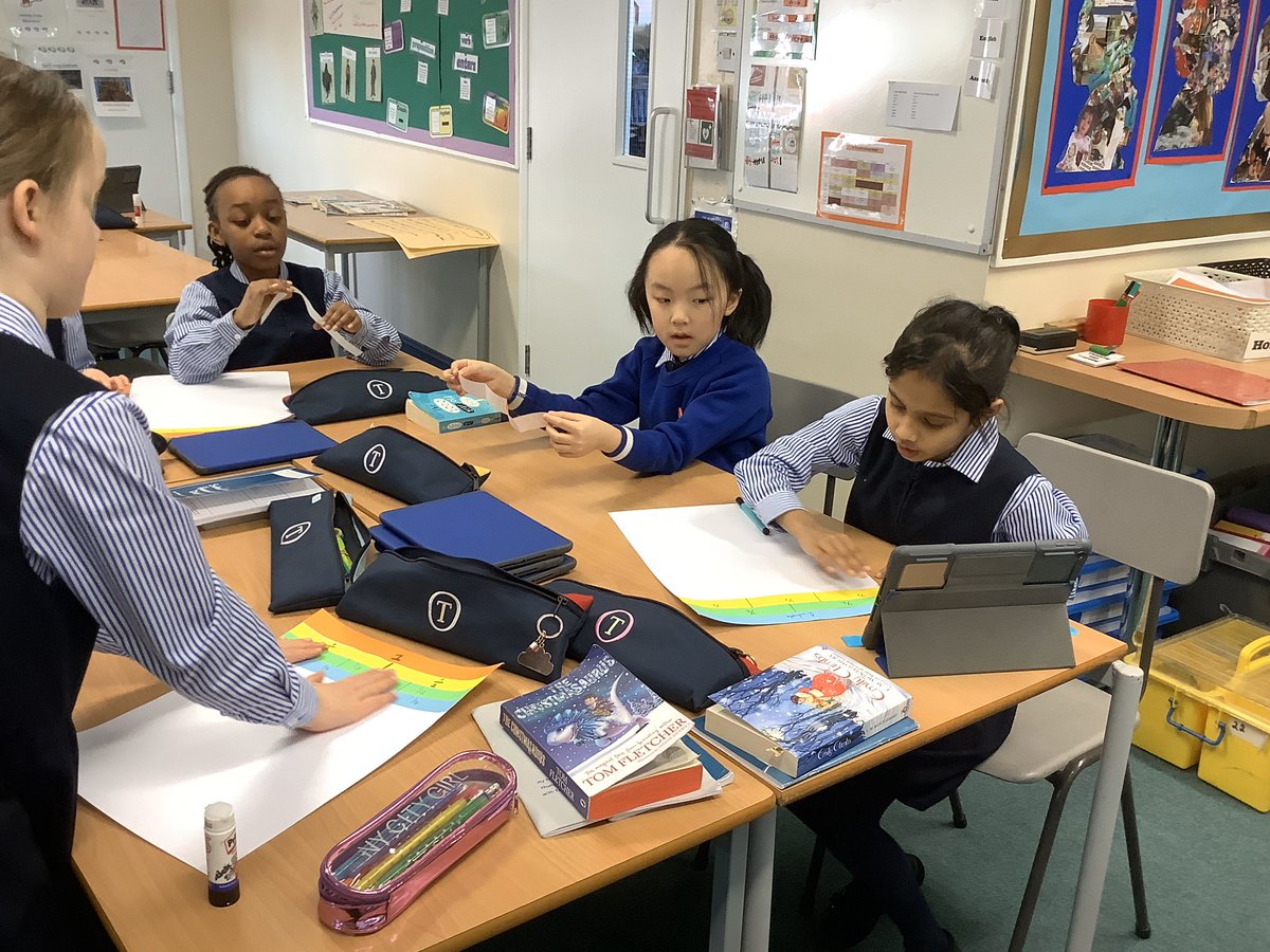 Yr 4 are using #strategyplanning and #precision when making their own fraction walls. <a href="/HPLedu/">High Performance Learning</a>