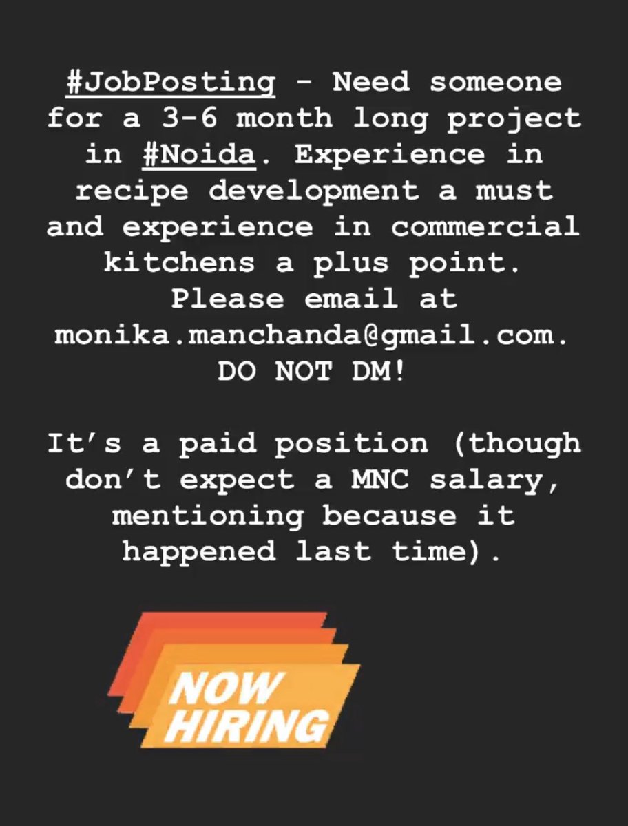 monikamanchanda's tweet image. #jobTwitter #job #Freelance #PlsRt #Noida