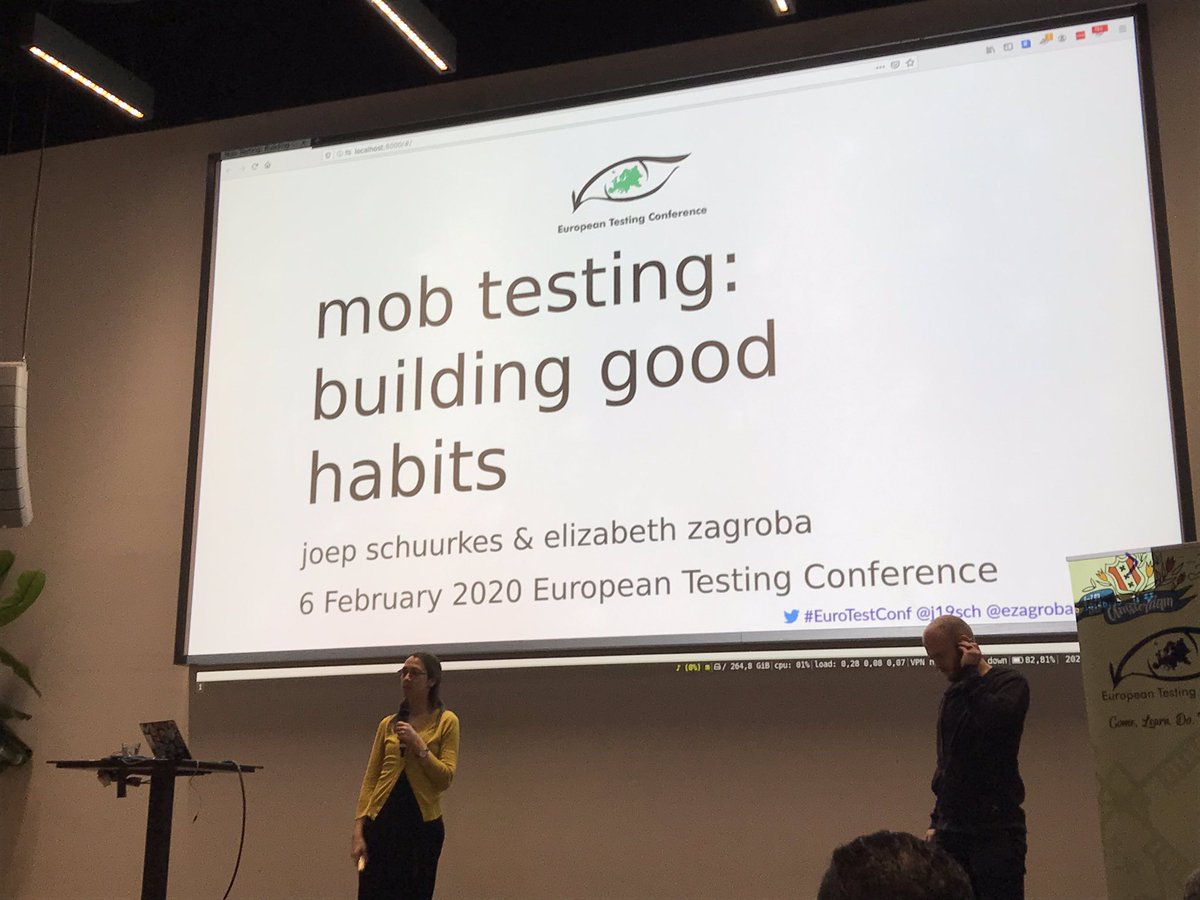 darktelecom's tweet image. @j19sch @ezagroba at #EuroTestConf on #mobtesting #testing