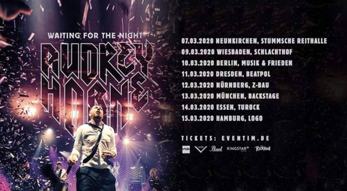 HaraldKvassheim's tweet photo. #AudreyHorne is releasing their 1st live album «Waiting for the Night» 28. February and then going on tour. Just secured my ticket for their gig at #Flytten 03.03.20.
A classic rock firework you don’t wanna miss if you get a chance! #OnlyLiveIsReal https://t.co/Xb4UR25XNv