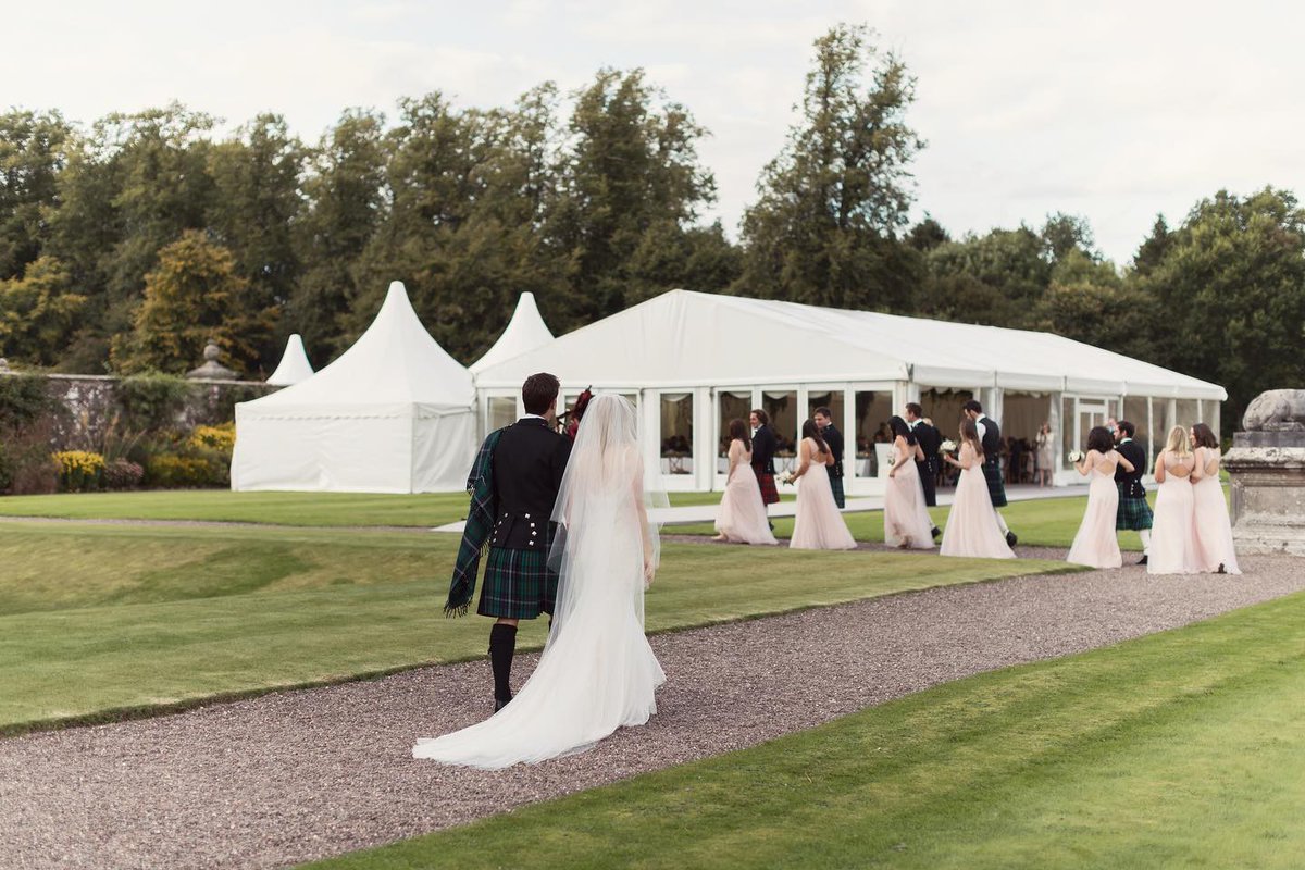 #throwback to a beautiful summer wedding at Kinross House Estate, with <a href="/WeddingScotland/">Premier Weddings & Events Scotland</a>  .
.
.
#throwbackthursday #kinrosshouseestate #marquee #marqueehire #eventprofs #marqueewedding #summerwedding #scotland