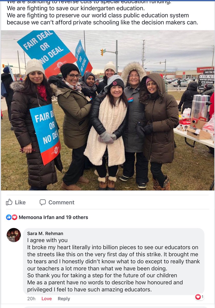 Overwhelming response from the parents, just sharing one comment below the pic😍😍