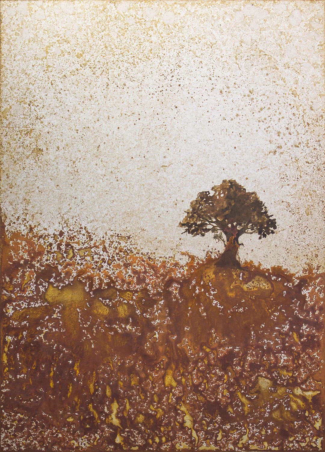 美しい油絵かと思いきや、使われているのはサビ？！幻想的な作品に感動の声多数！