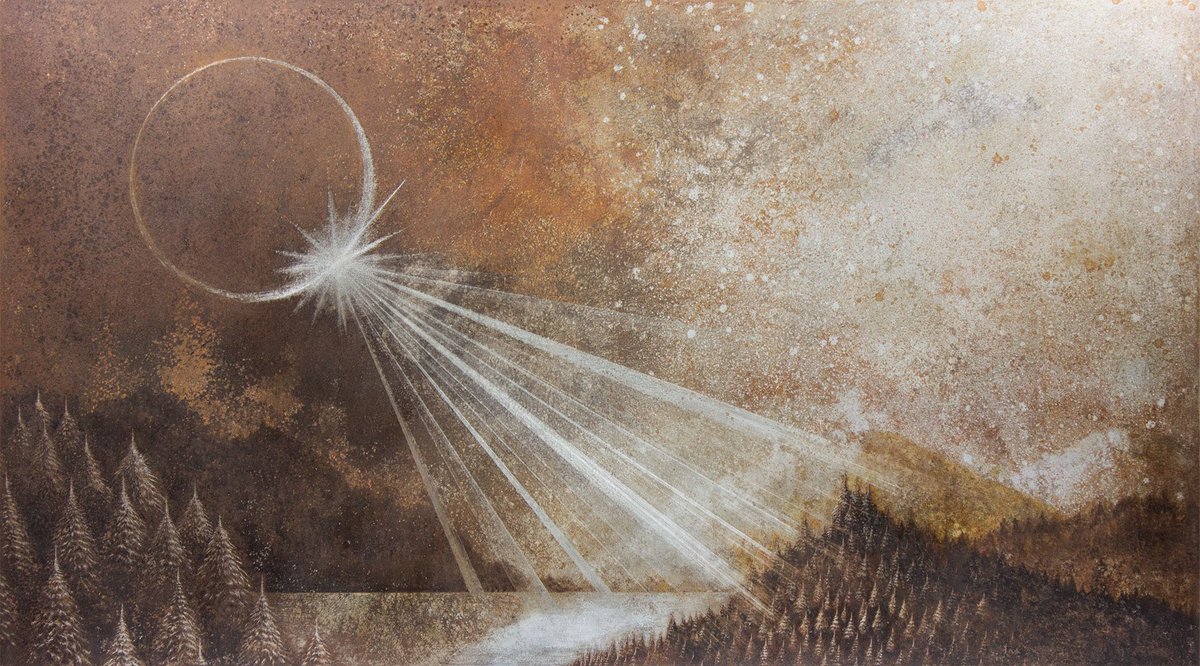 美しい油絵かと思いきや 使われているのはサビ 幻想的な作品に感動の声多数 話題の画像プラス