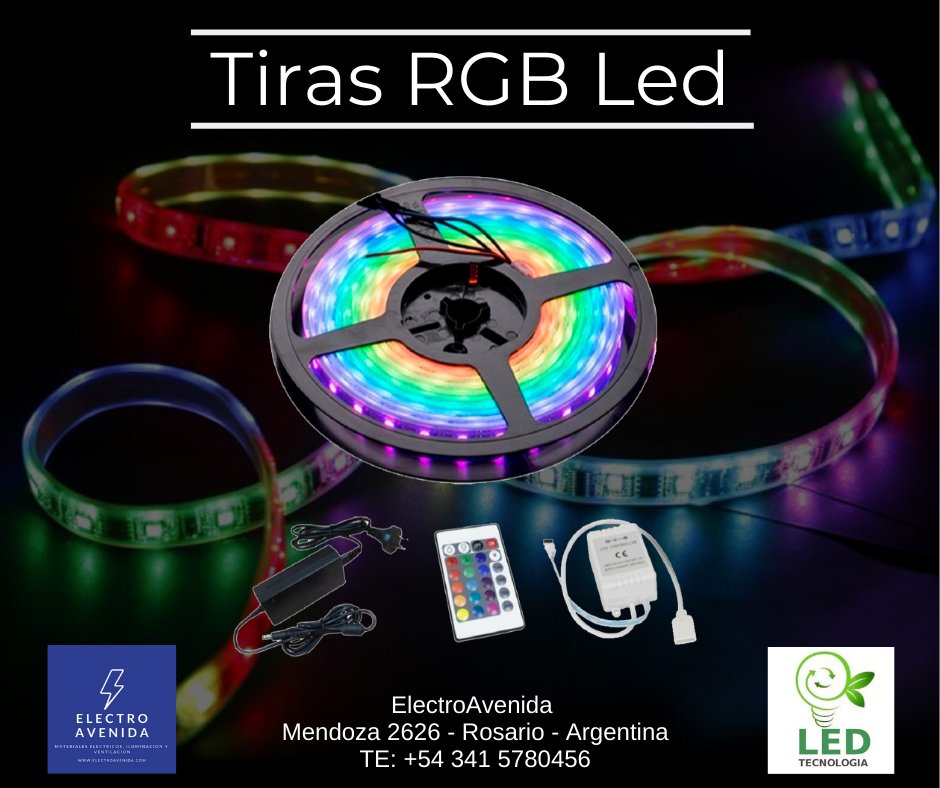 electro_avenida's tweet photo. 💡💡💡 Ambientá tus espacios con nuestras Tiras RGB Led Multicolor con efectos de luces!✔️ Tira RGB Led 5 metros + Controladora + Fuente $1.600
Consultanos en https://t.co/rGMrmT1ke4 
#iluminacionled #tirasled #tirasdeled #tirasrgbled #calidadled #tirasrgb #electricidad #mundoled https://t.co/1vyuF8w0n6