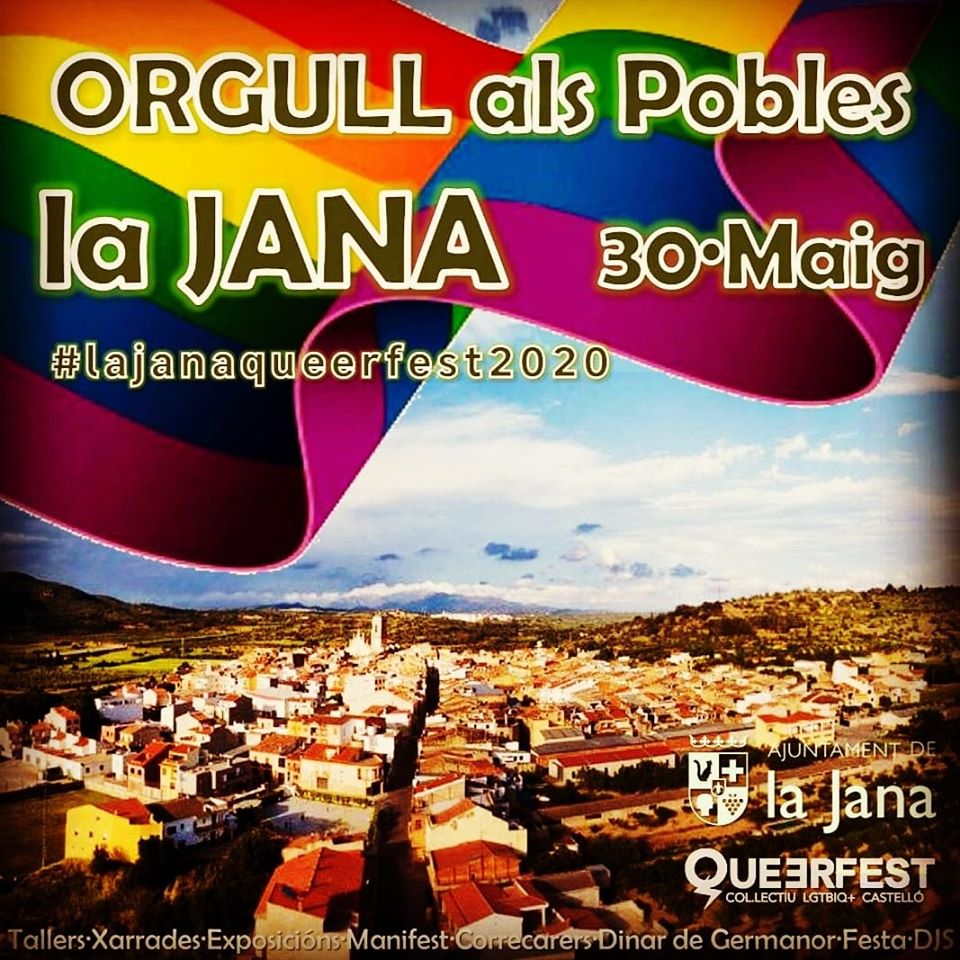 ullerol's tweet photo. La Jana (Maestrat) acullirà el Queer-fest 2020. 
Poble per la diversitat!! 🏳️‍🌈
#lajanaqueerfest2020 https://t.co/WnbWdZHqkq