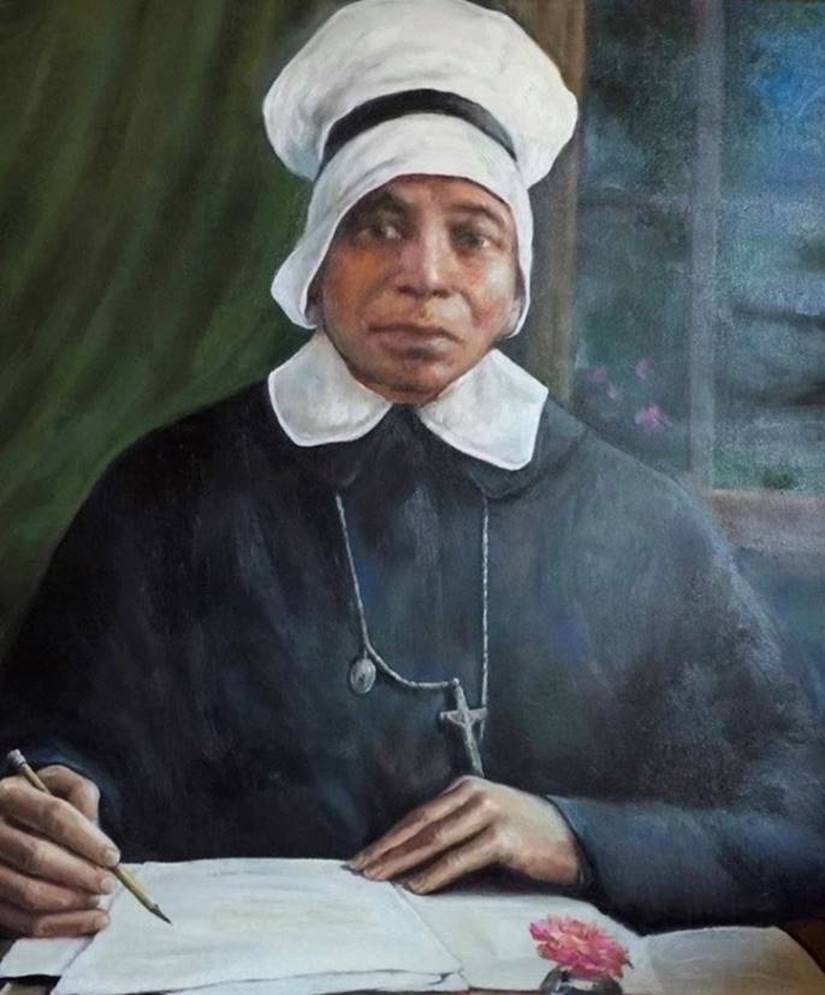 CCharitiesUSA's tweet photo. Elizabeth Clarisse Lange, known as Mother Mary Lange, foundress of the Oblate Sisters of Providence, was born in 1784 and died February 3, 1882. The Oblates, based in Baltimore, Maryland, were the first U.S.-based religious order of women of color. #BlackHistoryMonth https://t.co/YJMkjdiHXN