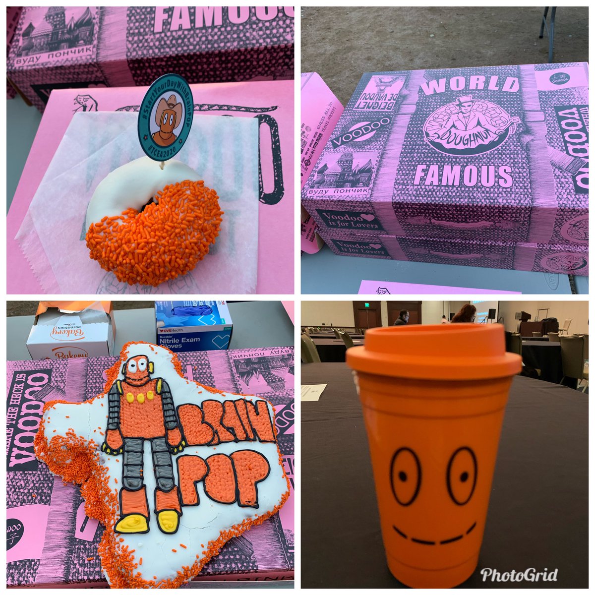 susanblowey's tweet image. #StartYourDayWithBrainPop at #TCEA2020 was a nice treat this morning! Thanks @brainpop and @VoodooDoughnut!