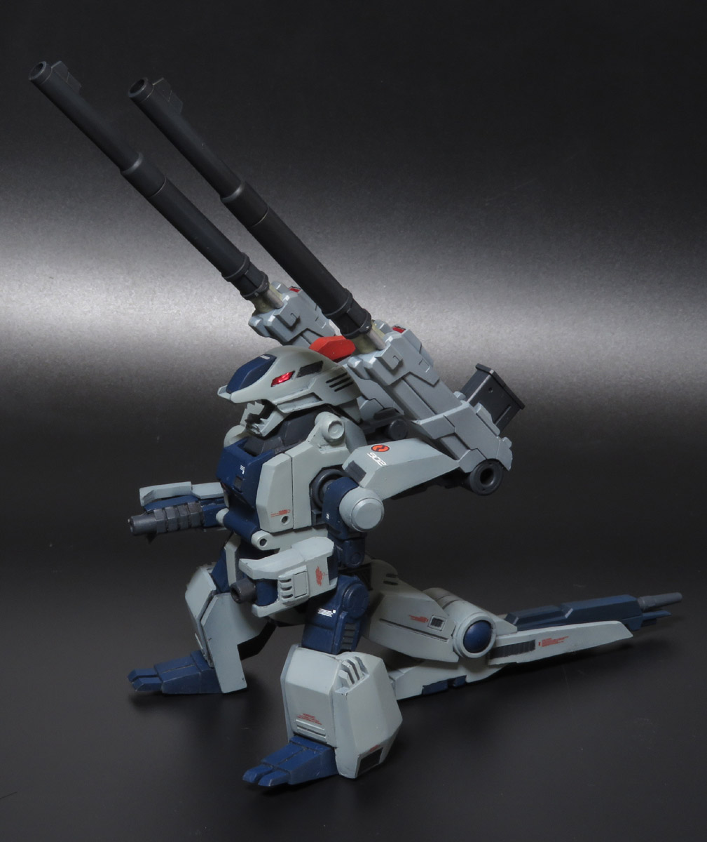 Pzkpfw4ausfH's tweet photo. keiさんに作っていただいた帝国仕様ゴルゴランチャーに触発されて、ウチのゴルゴランチャーもちょこっと強化！
共和国らしく実弾キャノンを二門装備。
さしずめゴルゴランチャーMk2？
尻尾武装はkeiさんのが格好良かったので丸パクリしました（笑）
＃ゾイド https://t.co/PSuPdDFoVl