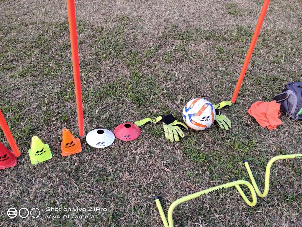 iamchika14's tweet photo. Thank you @Niviasportz 
The u10 &amp; u13 lads at @NRL_MoPNG football academy are so grateful. Everything looks set and they are ready to play. 

Thank u @Sportify_asia too. https://t.co/hv5vO8jJ7l