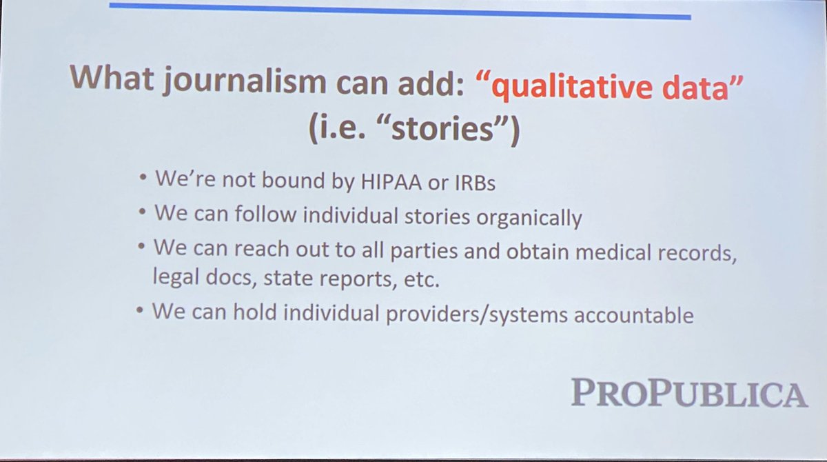 caradolin's tweet photo. “You call it qualitative data, we call it stories” @ByNinaMartin sharing how @propublica’s incredible Lost Mothers project came together, such moving and important work
#SMFM20 #WithoutMom #neverforget @MySMFM @everymomcounts @4kira4moms https://t.co/W3ygkgOHSX