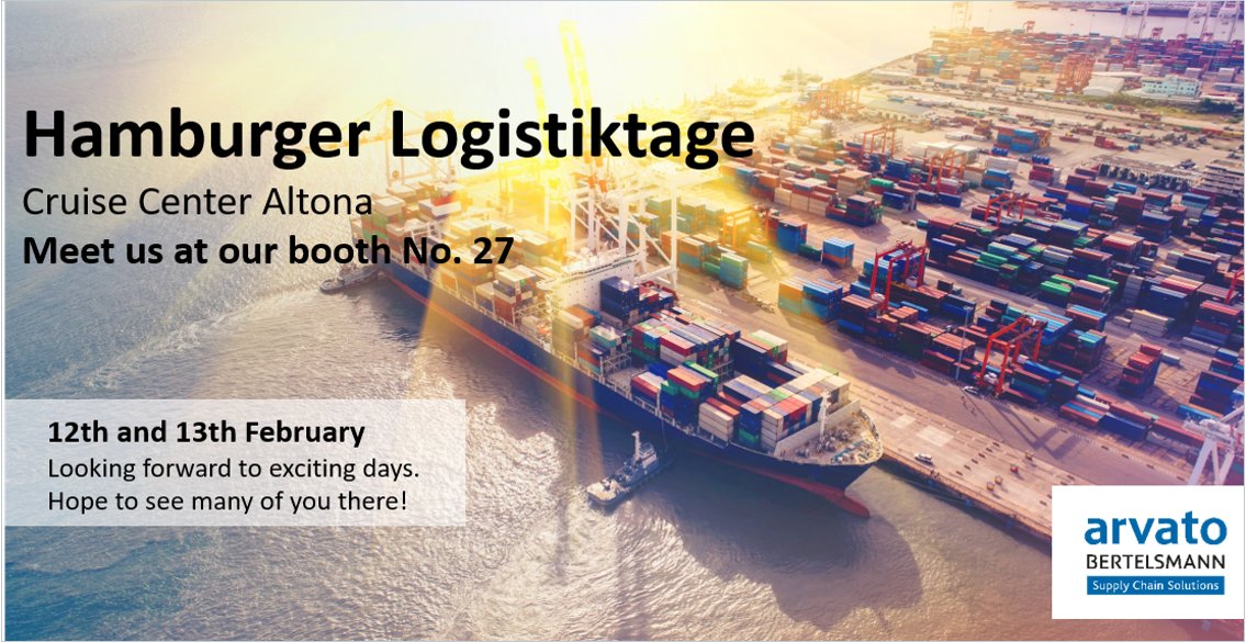 ArvatoSupplies's tweet image. Only one week left! Meet our colleagues at the Arvato booth No. 27 on Hamburger Logistiktage in Hamburg! Discuss with us how we can improve your #healthcare supply chain with our solutions! #boothno27 #logisticsevent