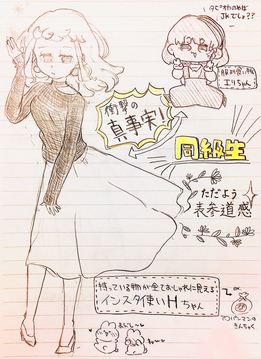 インスタ見てると同い年に見えない子多すぎて泣く😢(事実って漢字間違えちった) 