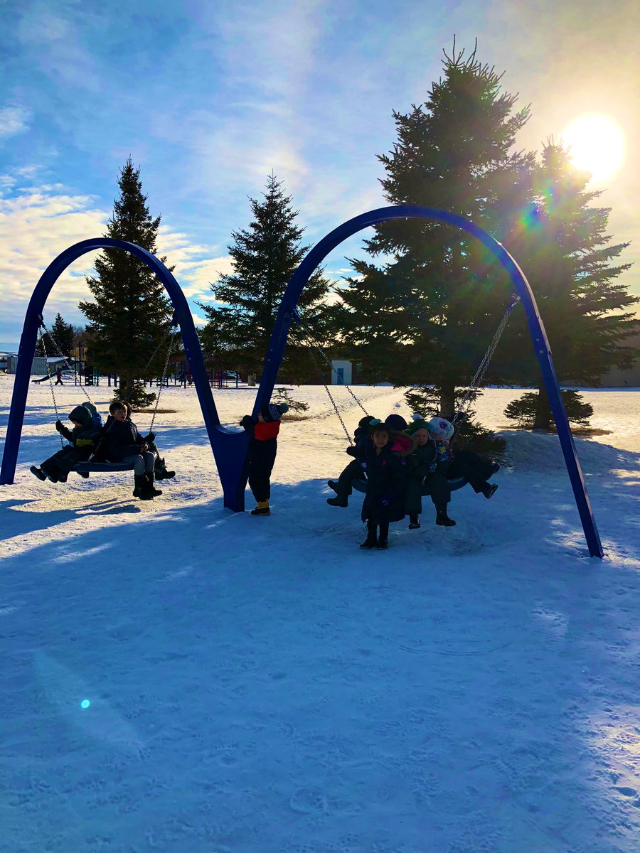 We celebrated #GlobalSchoolPlayDay by getting outside and playing! We even chose to have an “outside gym” class because it was so beautiful out!