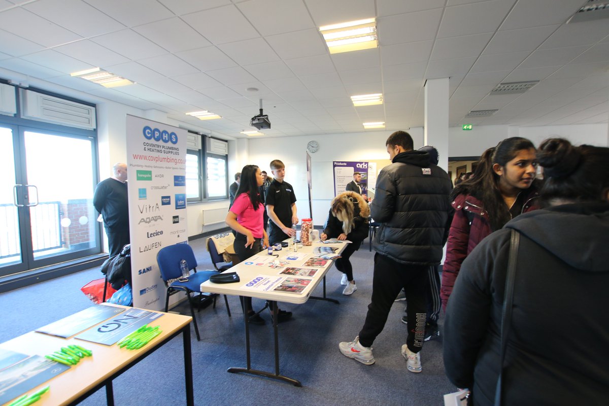 coventrycollege's tweet image. Today we hosted an Apprenticeships Fair as part of #NAW2020 with many local &amp;amp; regional employers attending to talk to our learners, including @WMPolice @CovPlumbing @adventpr @DigitalWestMids and many more!

Find out about our #apprenticeships, here; coventrycollege.ac.uk/apprenticeship…
