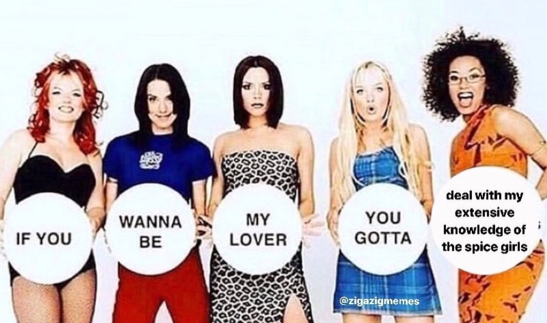 Cla_Spice's tweet photo. Definitely. Spice Girls forever. #spice @GeriHalliwell @MelanieCmusic @victoriabeckham @EmmaBunton @OfficialMelB #WeLoveMelB #spicegirls #GirlPower #FriendShipNeverEnds @spicegirls @PaulineBunton @ANDREA_m_BROWN @kathyford29 ❤️✌️😍 #beckam #ginger #sporty #posh #baby #scary https://t.co/07TdSNPqQN